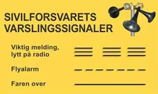 Sivilforsvarets varslingssignaler